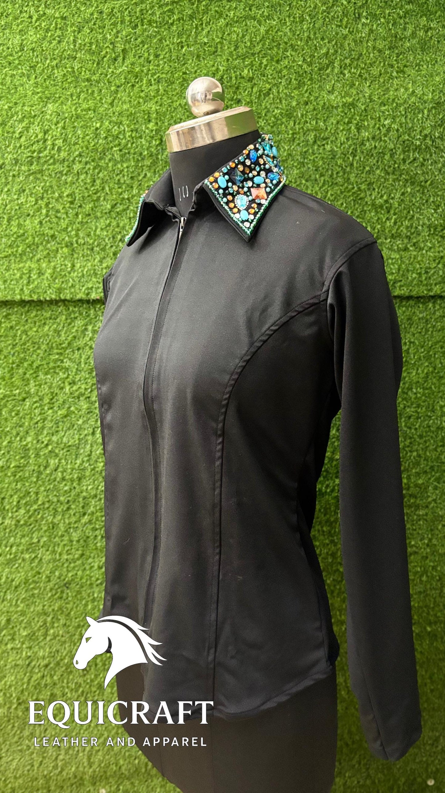 Western Show Shirt | Rodeo Shirt Women | Cowgirl Show Clothing | Equestrian Apparel