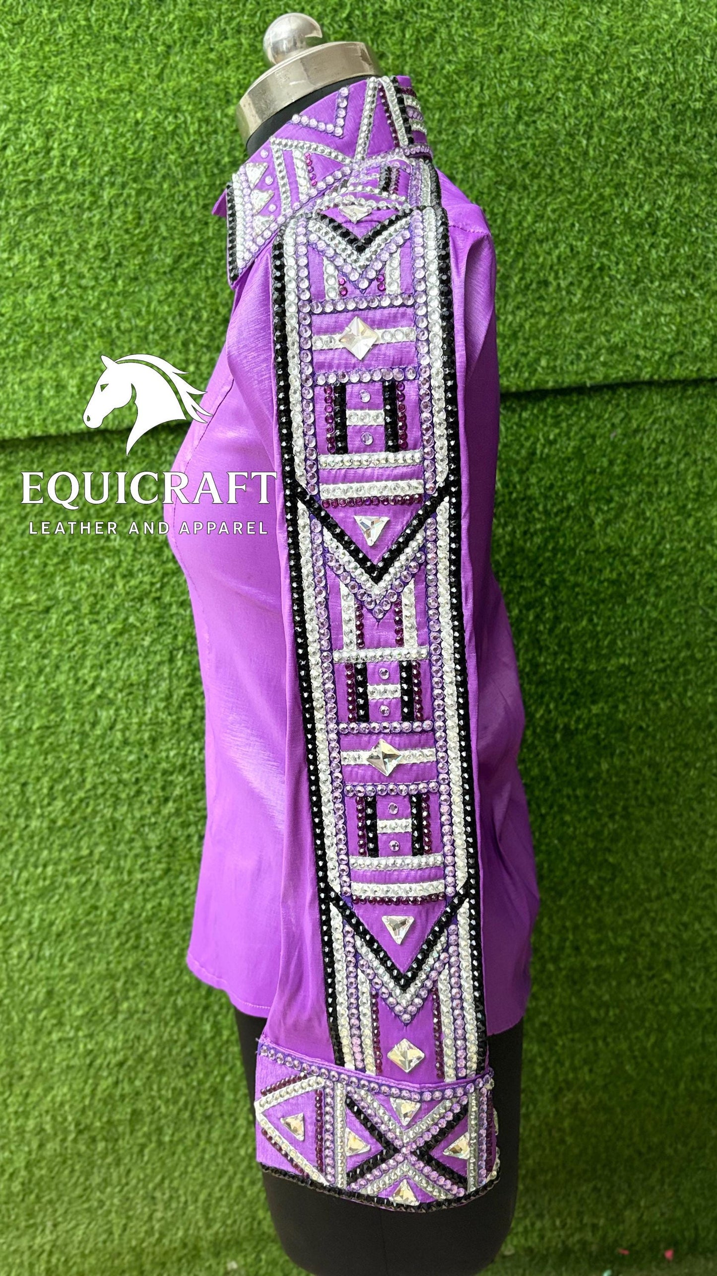 Western Show Shirt | Rodeo Shirt Women | Cowgirl Show Clothing | Equestrian Apparel