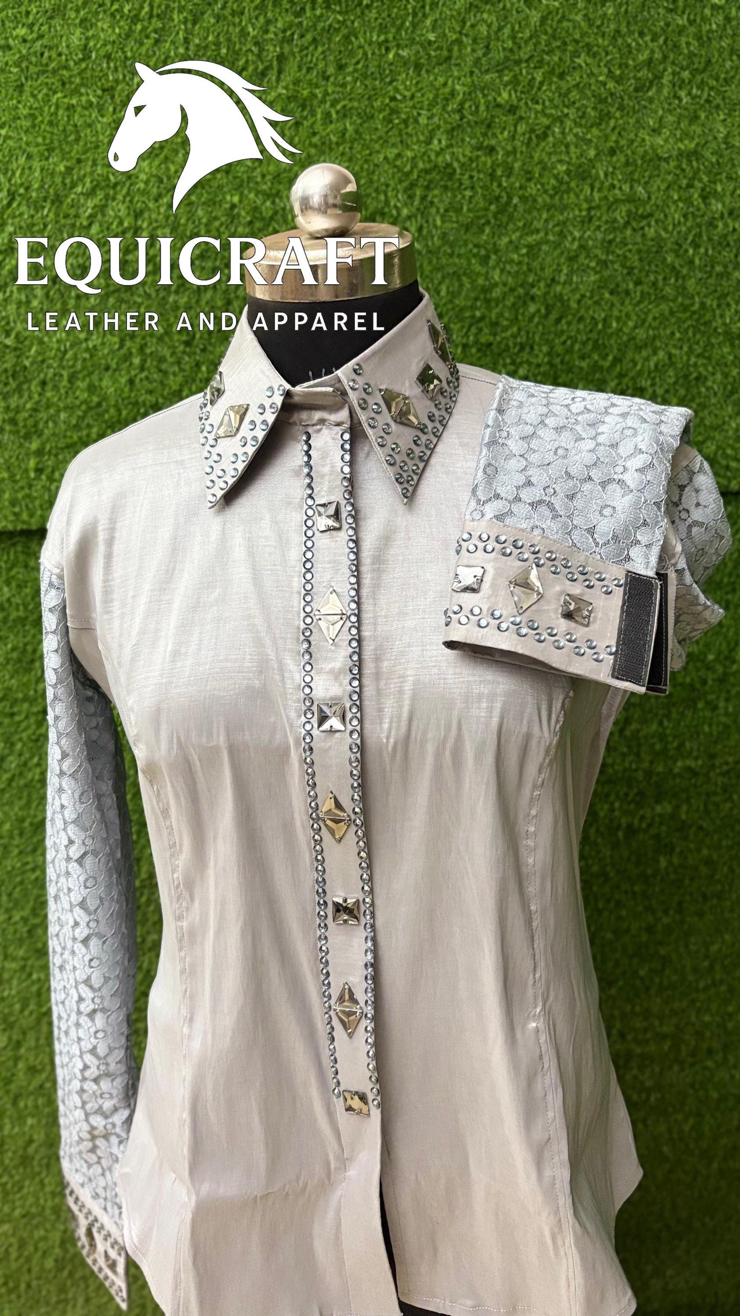 Western Show Shirt | Rodeo Shirt Women | Cowgirl Show Clothing | Equestrian Apparel