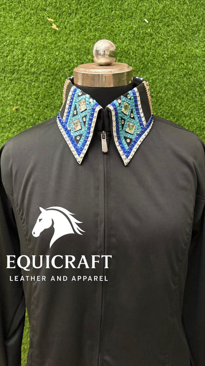 Western Show Shirt | Rodeo Shirt Women | Cowgirl Show Clothing | Equestrian Apparel