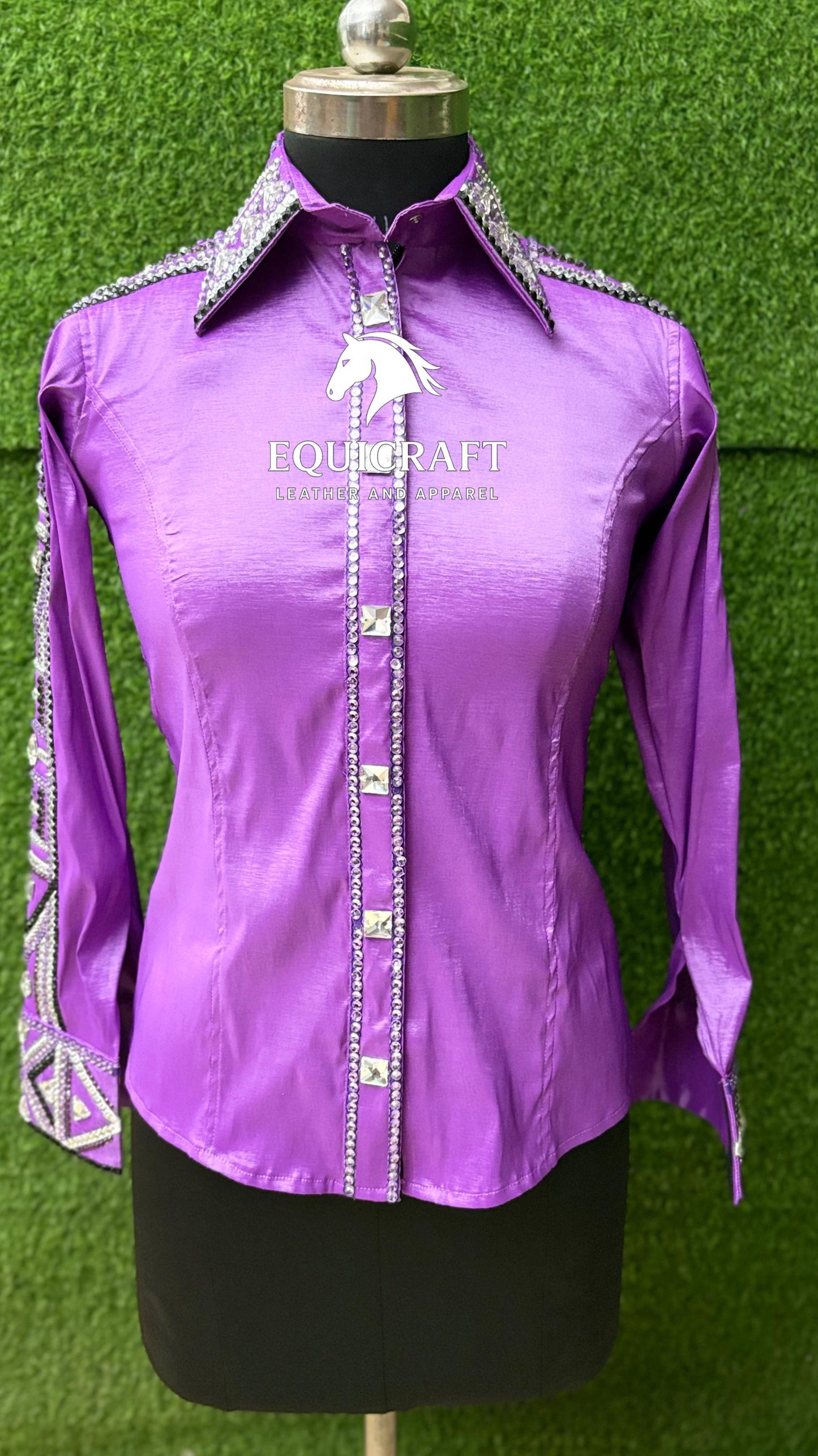 Western Show Shirt | Rodeo Shirt Women | Cowgirl Show Clothing | Equestrian Apparel