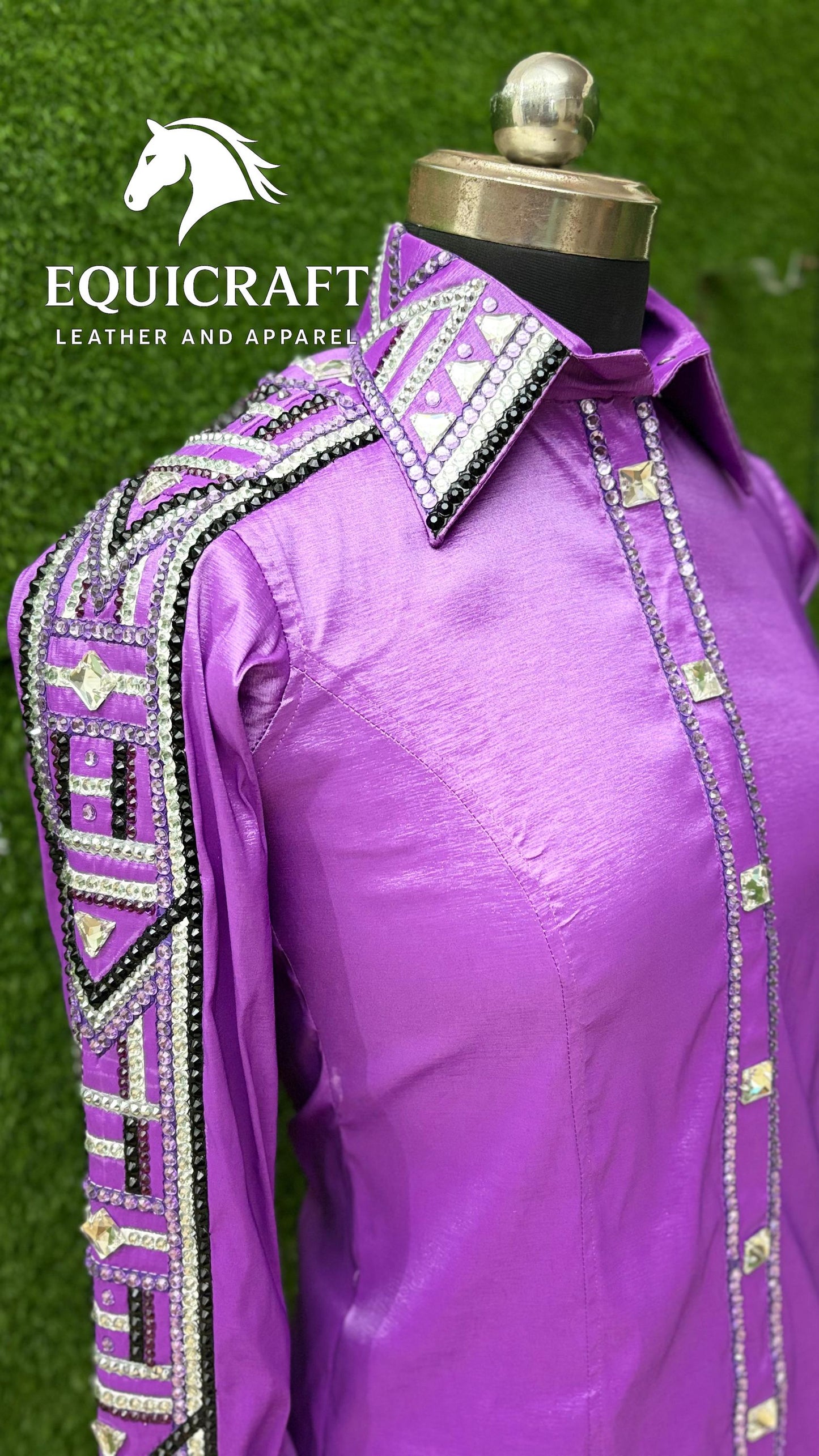 Western Show Shirt | Rodeo Shirt Women | Cowgirl Show Clothing | Equestrian Apparel
