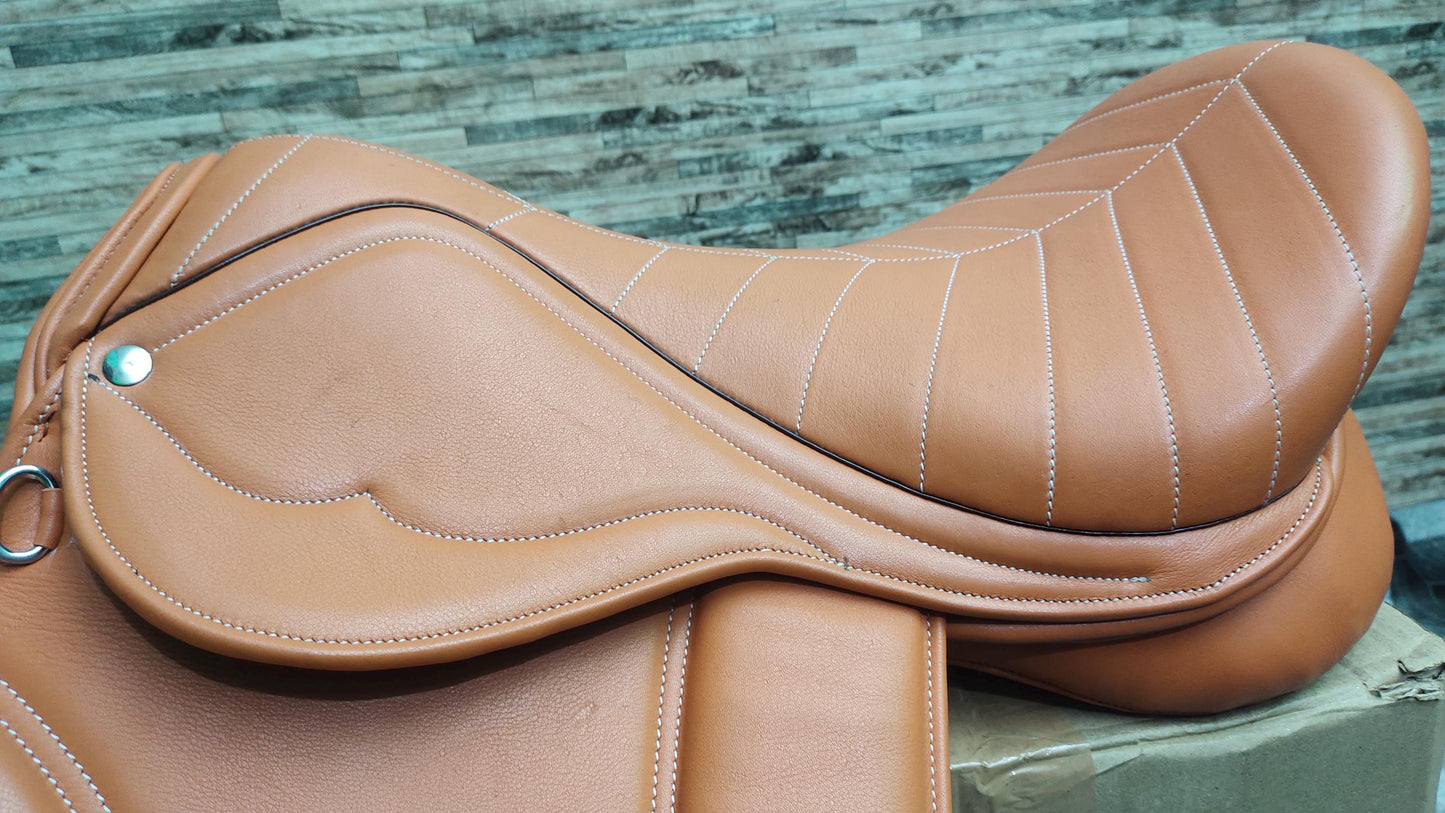 Leather Close Contact Horse Saddle | English Riding Saddle