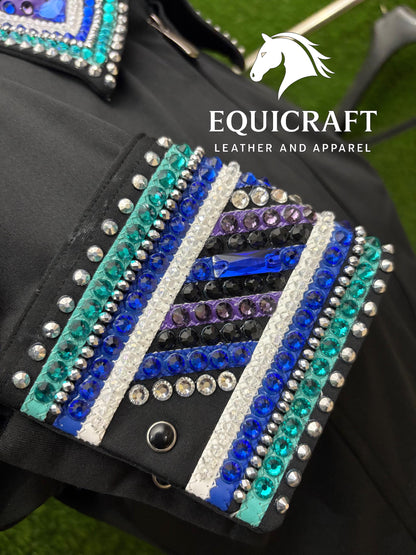 Western Show Shirt | Rodeo Shirt Women | Cowgirl Show Clothing | Equestrian Apparel