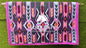 Magenta Grey Wool Western Saddle Blanket – Aztec Arrow Diamond Show Blanket | Horse Pad Barrel Racing Rodeo Tack SIZE 34X42