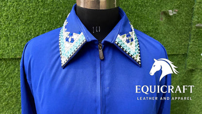 Western Show Shirt | Rodeo Shirt Women | Cowgirl Show Clothing | Equestrian Apparel