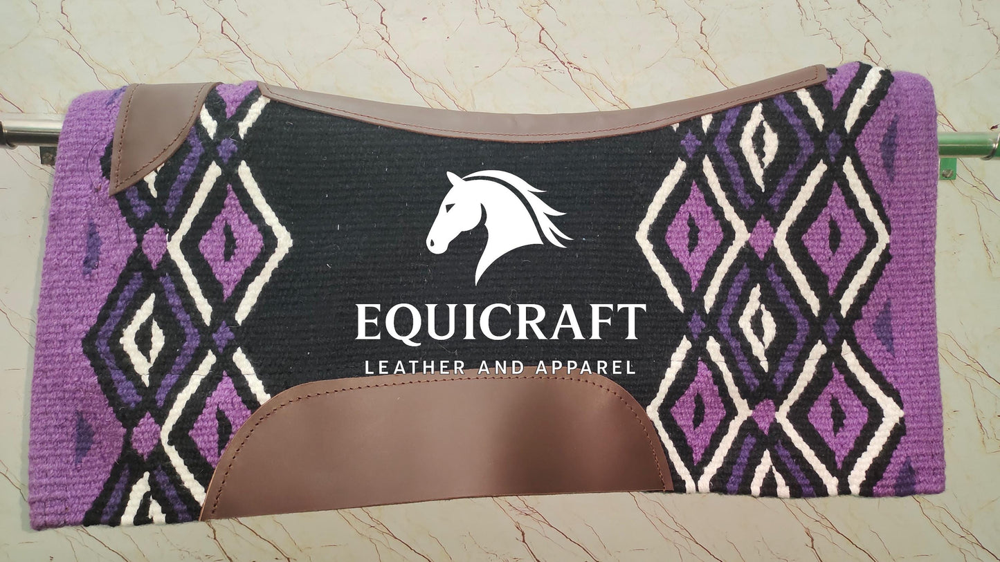 Handmade Western Ranch Saddle Pad | Contoured Fit, Comfortable Riding