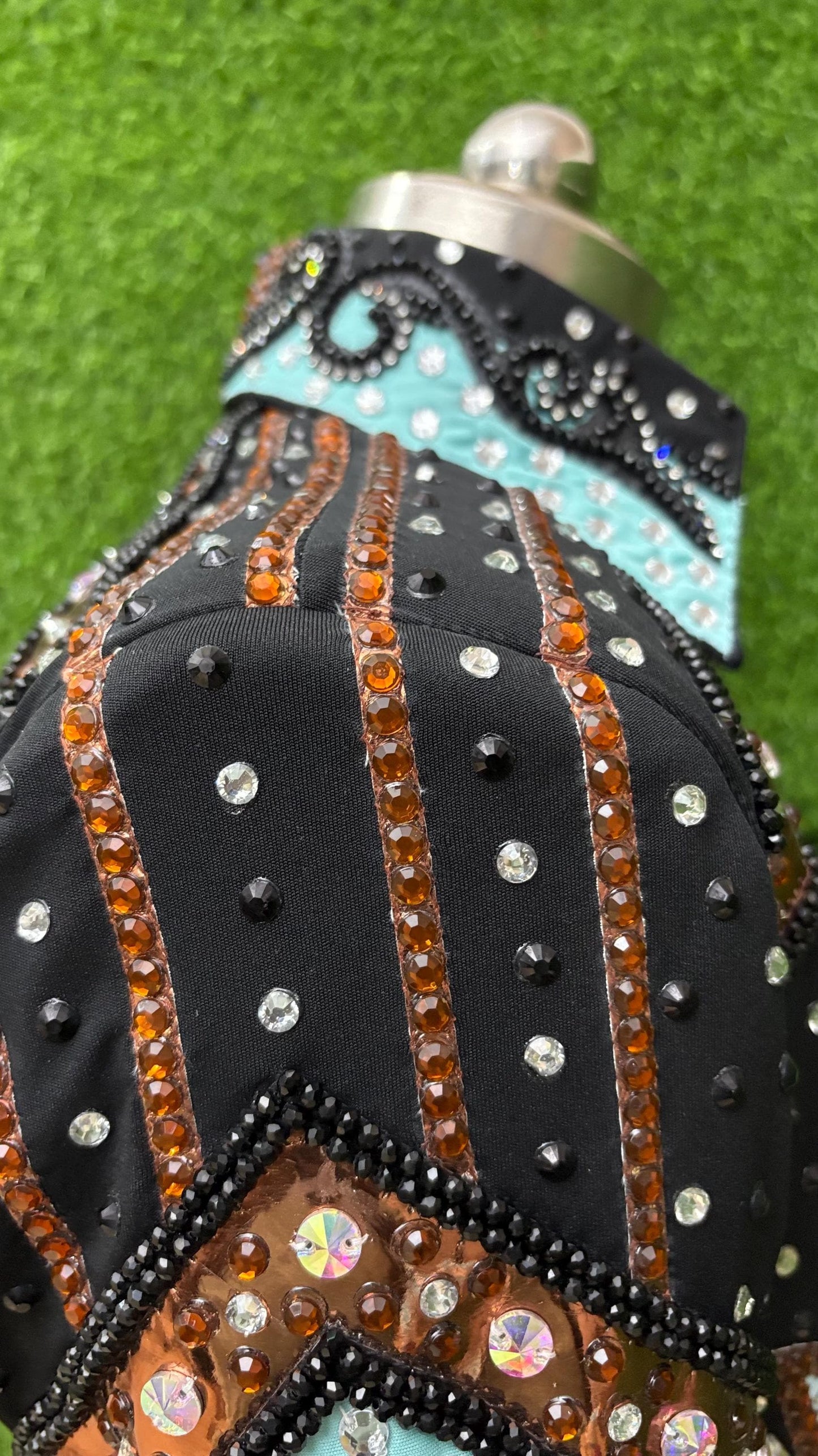 Western Showmanship Jacket | Hand-Embellished Crystal Riding Jacket | Competition Show Apparel (All Sizes)