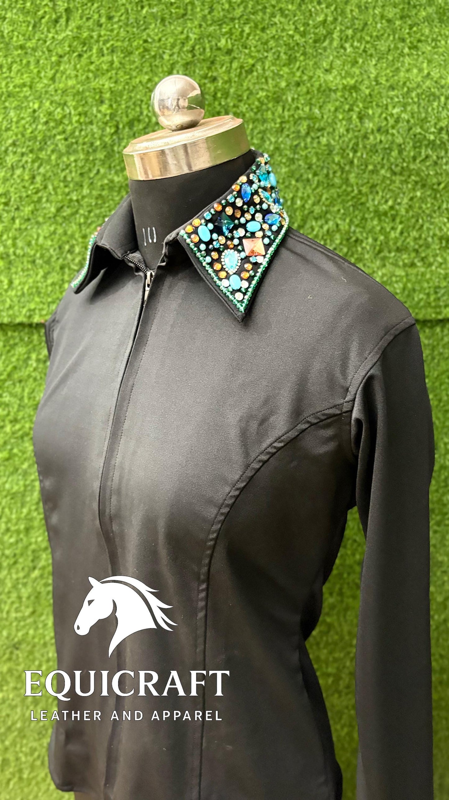 Western Show Shirt | Rodeo Shirt Women | Cowgirl Show Clothing | Equestrian Apparel