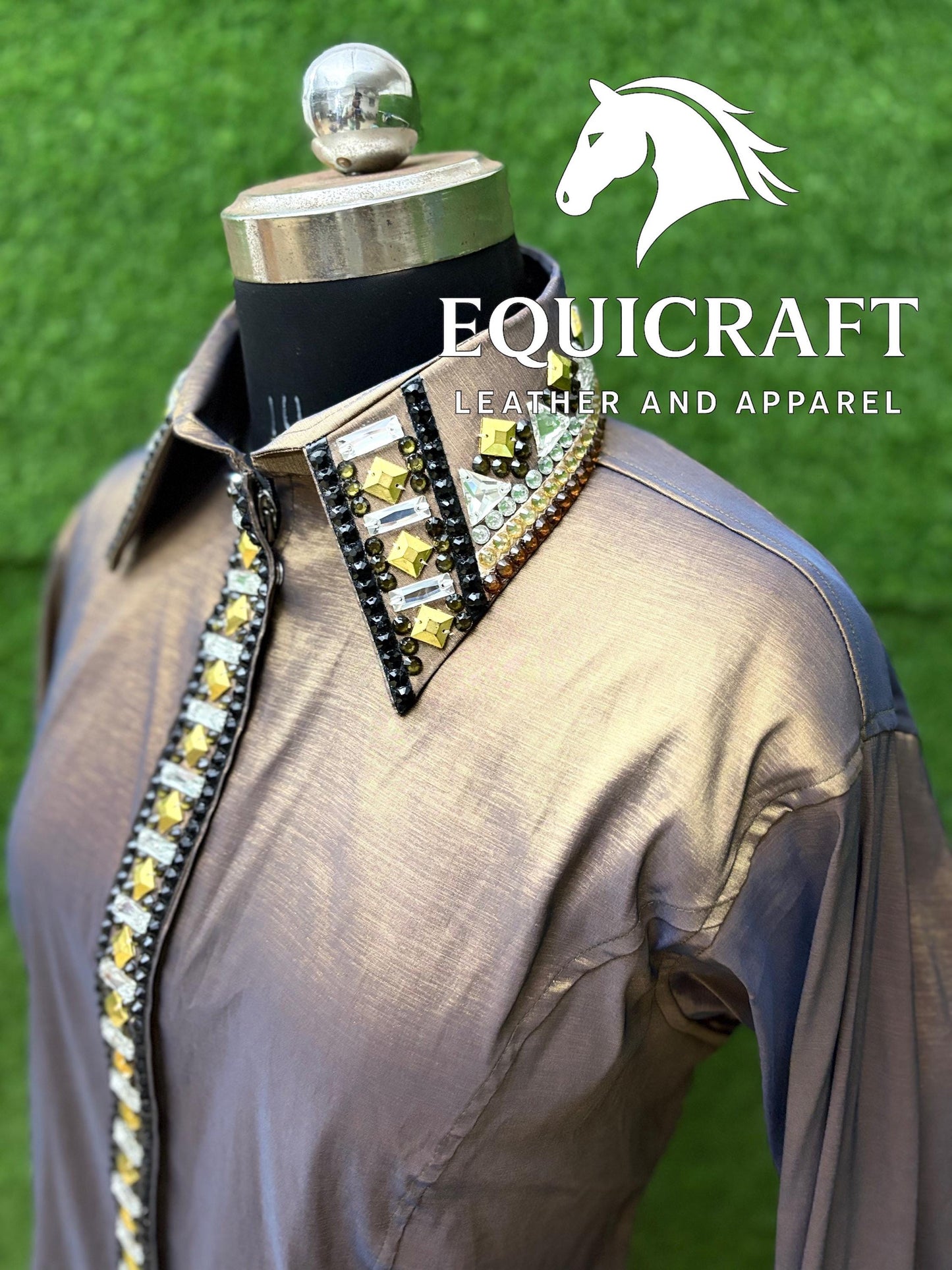 Western Show Shirt | Rodeo Shirt Women | Cowgirl Show Clothing | Equestrian Apparel