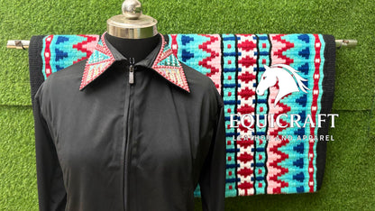 Rhinestone Show Shirt & Wool Saddle Blanket | Western Showmanship Apparel