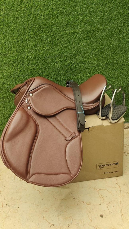 Leather Close Contact Horse Saddle | English Riding Saddle