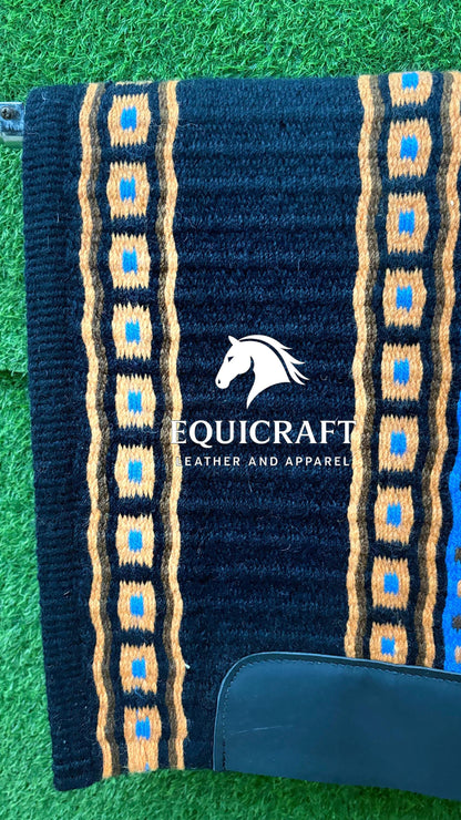 Western Show Set | Crystal Shirt + Handwoven Wool Saddle Blanket | Competition Horse Tack