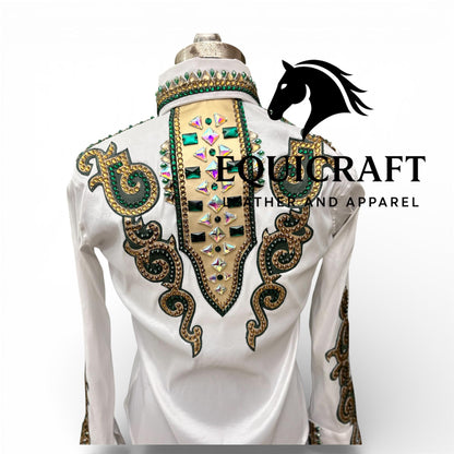 Western Show Shirt | Rodeo Shirt Women | Cowgirl Show Clothing | Equestrian Apparel