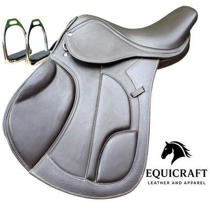 Leather Close Contact Horse Saddle | English Riding Saddle