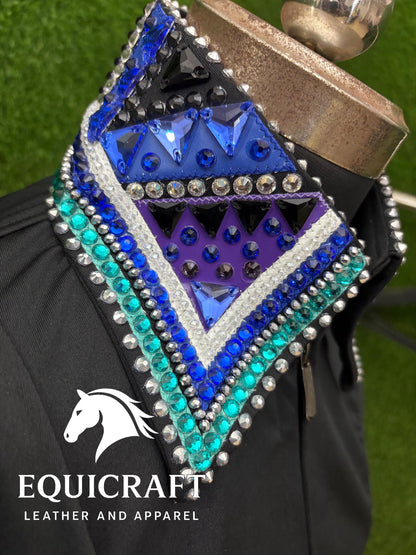 Western Show Shirt | Rodeo Shirt Women | Cowgirl Show Clothing | Equestrian Apparel