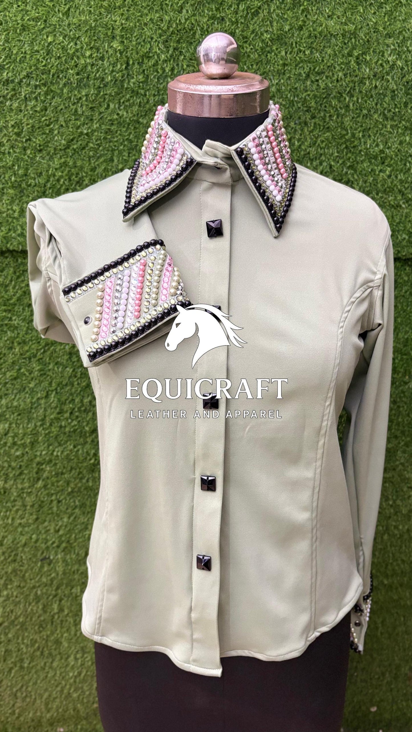 Western Show Shirt | Rodeo Shirt Women | Cowgirl Show Clothing | Equestrian Apparel