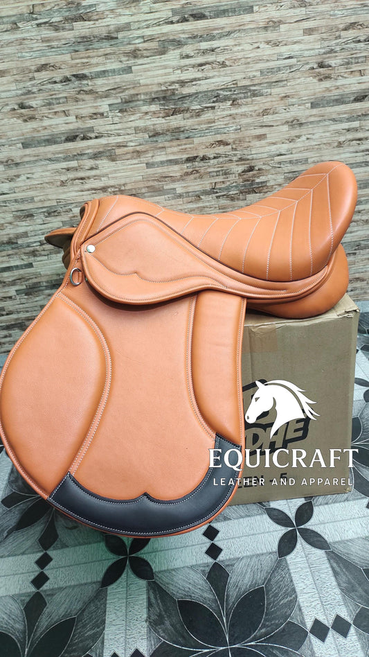 Leather Close Contact Horse Saddle | English Riding Saddle