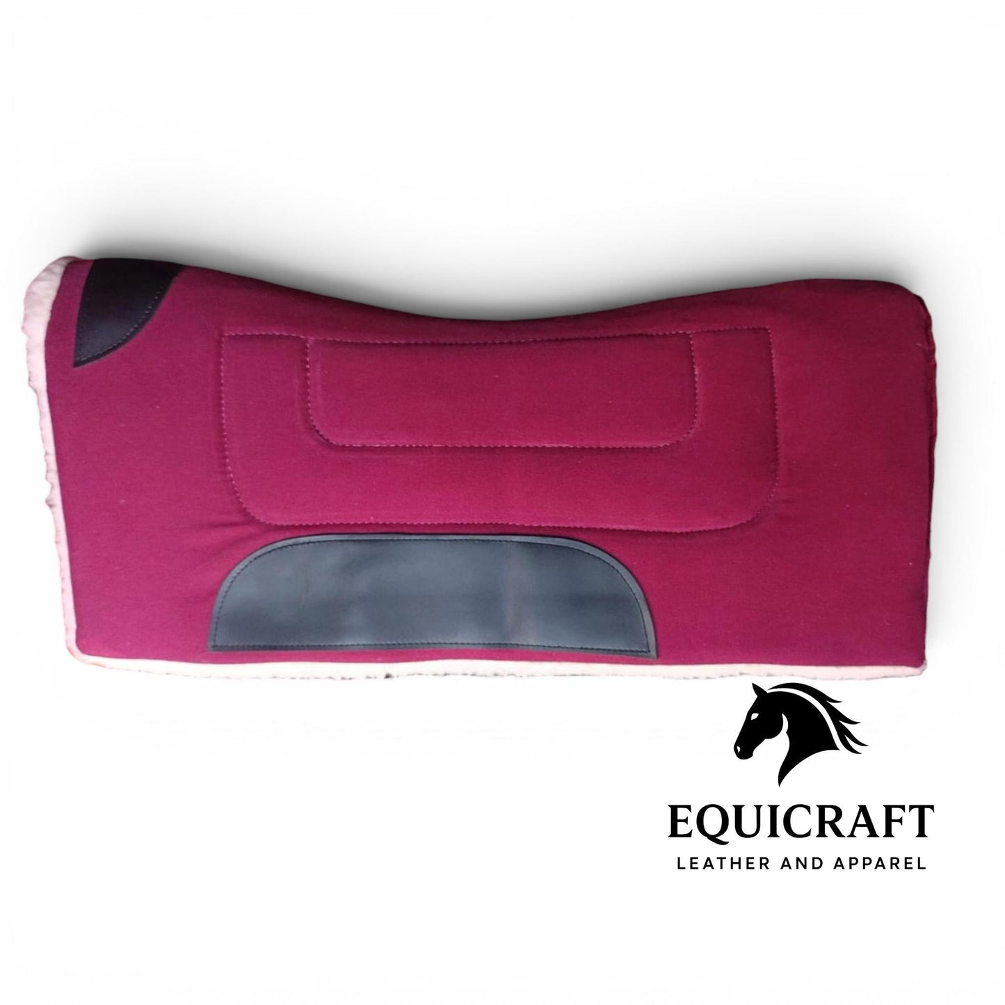 Horse Canvas Saddle Pad Western Horse Riding Pad Durable Cotton Canvas Horse Pad Breathable Equestrian Pad Handmade Riding Gear
