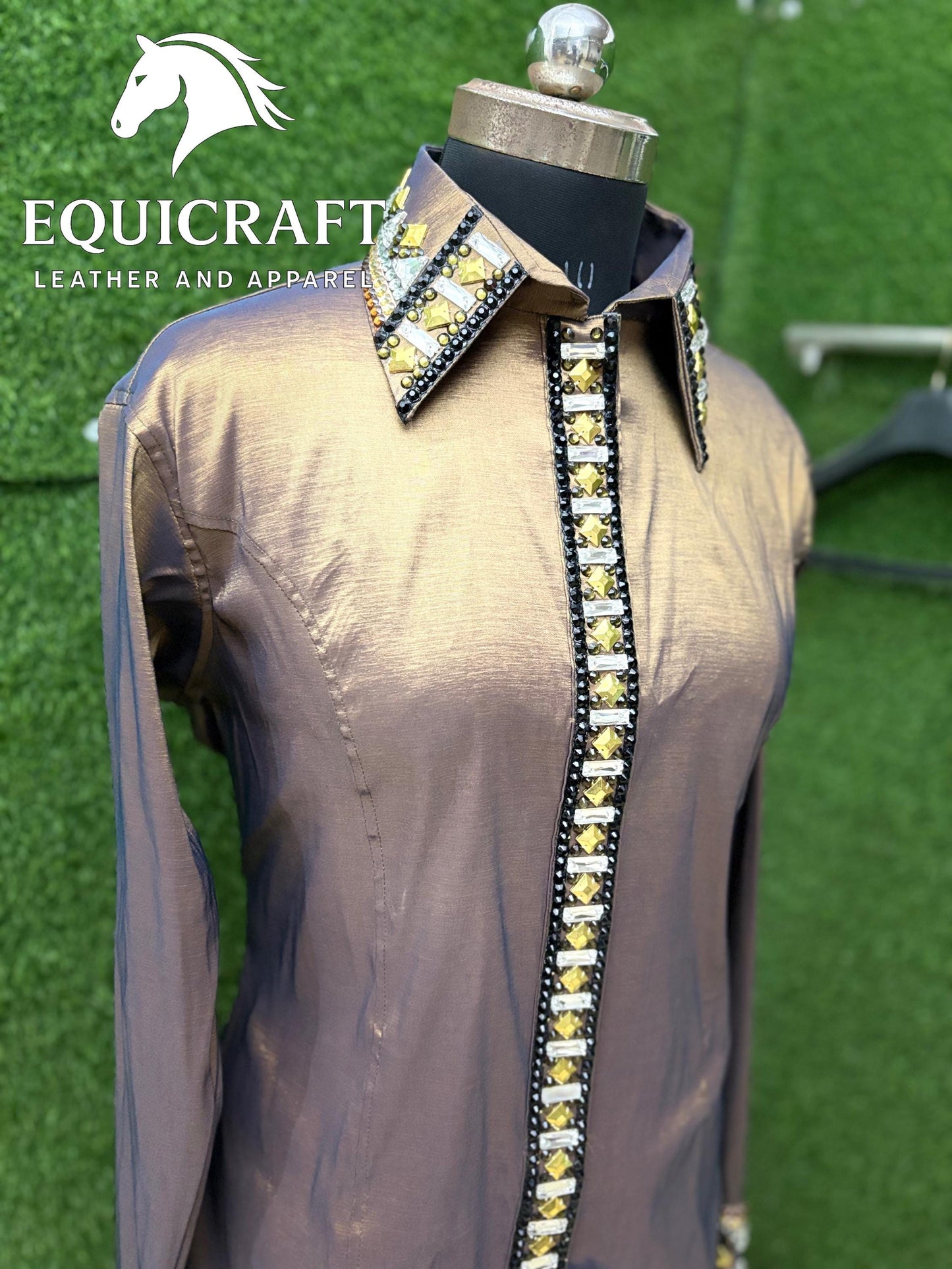 Western Show Shirt | Rodeo Shirt Women | Cowgirl Show Clothing | Equestrian Apparel