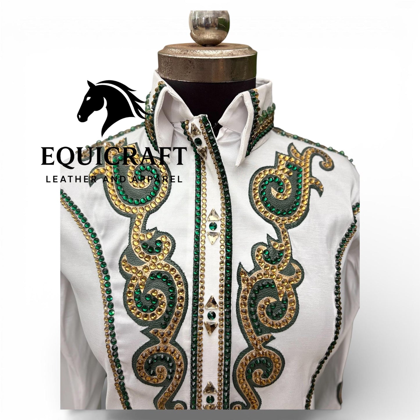Western Show Shirt | Rodeo Shirt Women | Cowgirl Show Clothing | Equestrian Apparel
