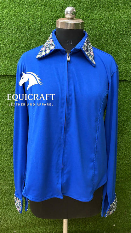 Western Show Shirt | Rodeo Shirt Women | Cowgirl Show Clothing | Equestrian Apparel