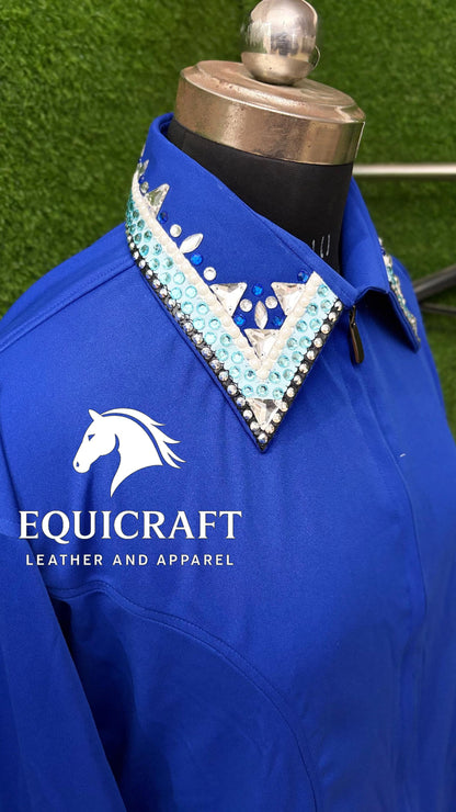 Western Show Shirt | Rodeo Shirt Women | Cowgirl Show Clothing | Equestrian Apparel
