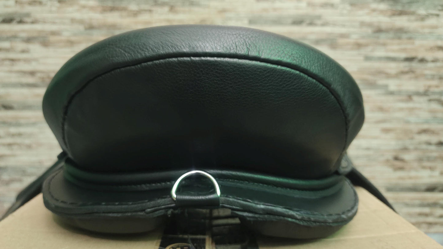 Black Leather Dressage Treeless Saddle | Long Flap English Saddle