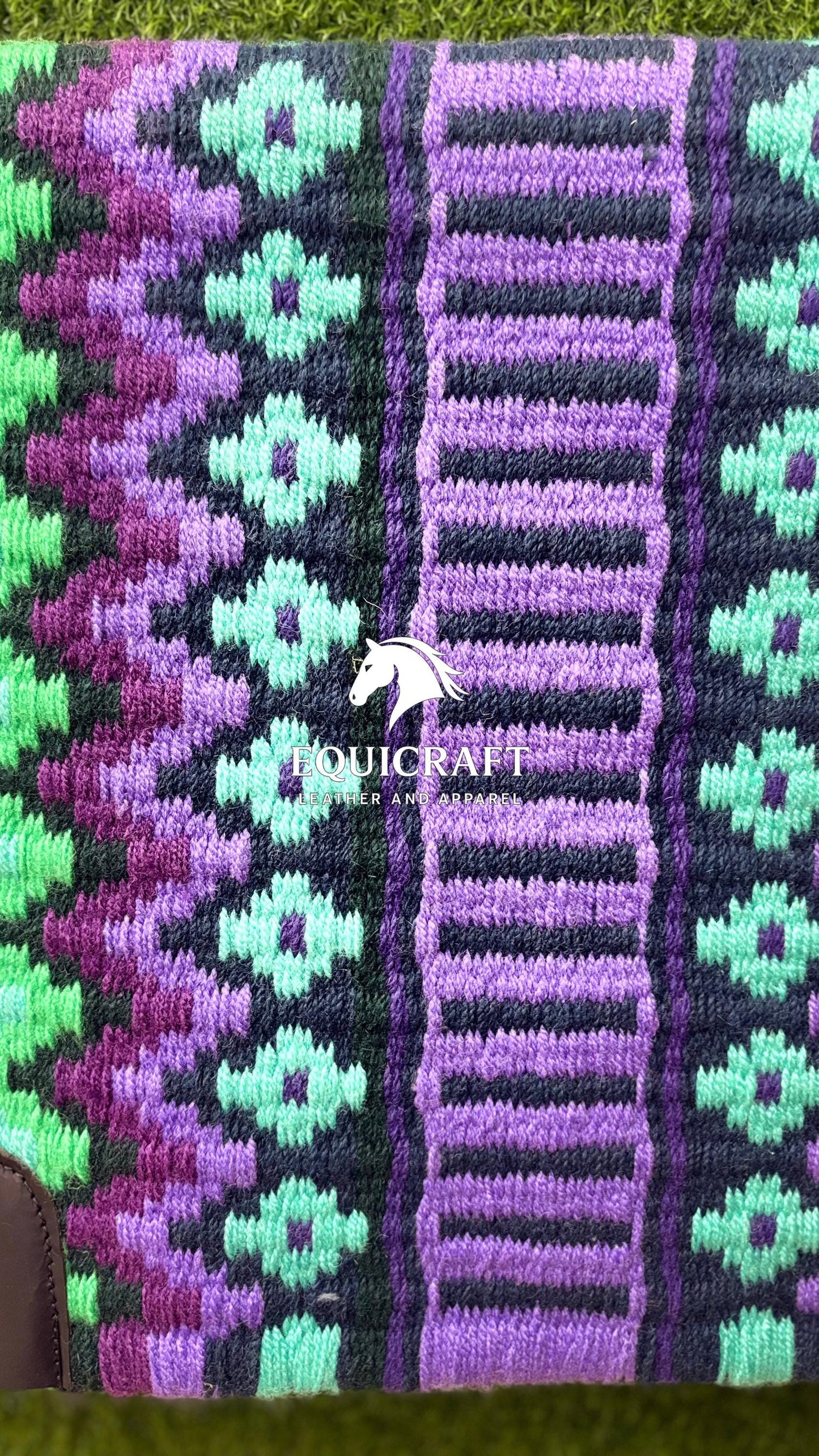 Handwoven Western Wool Saddle Blanket | Show Pad | Customizable Horse Tack