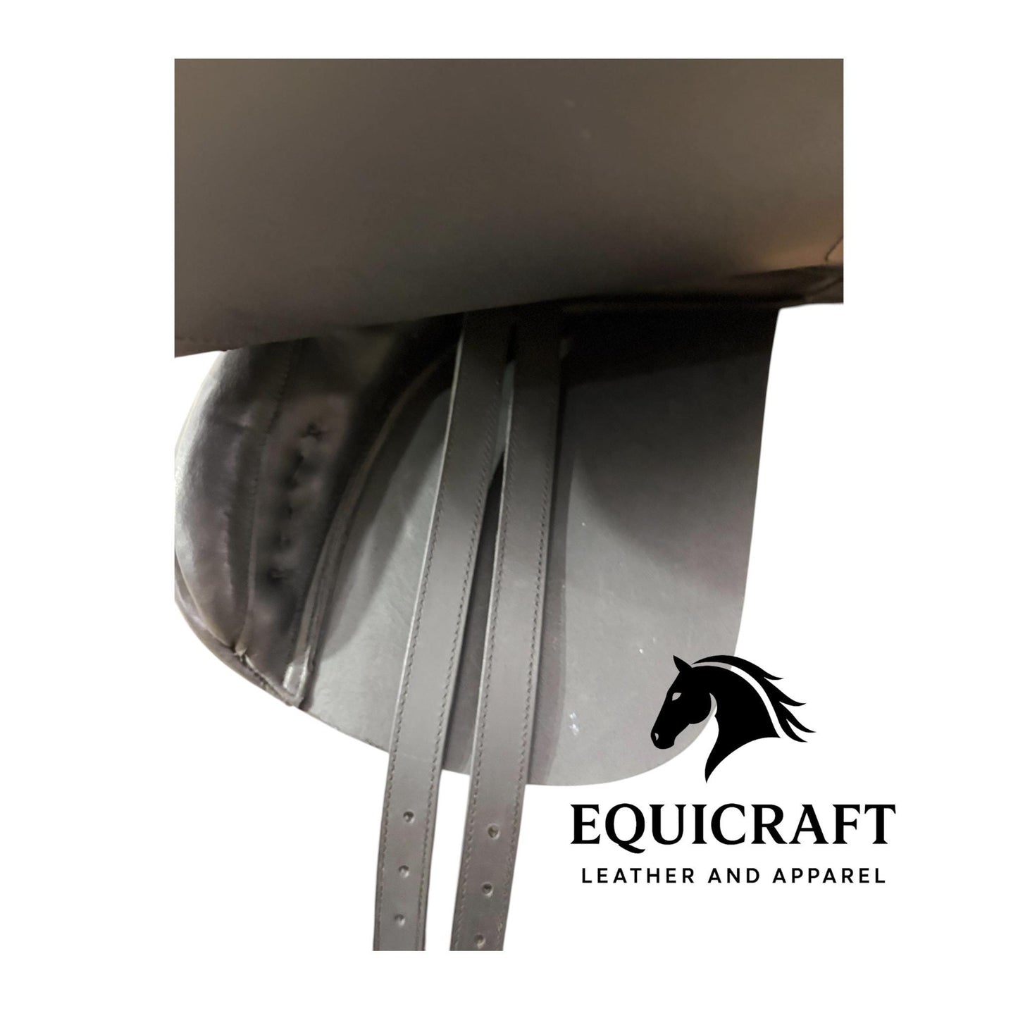 Black Leather Dressage Saddle | Long Flap English Saddle