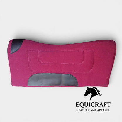 Horse Canvas Saddle Pad Western Horse Riding Pad Durable Cotton Canvas Horse Pad Breathable Equestrian Pad Handmade Riding Gear