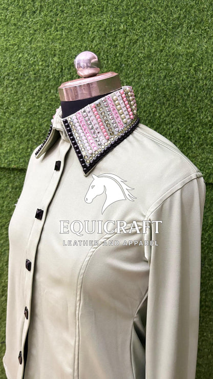 Western Show Shirt | Rodeo Shirt Women | Cowgirl Show Clothing | Equestrian Apparel