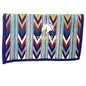 Purple Multicolor Wool Western Saddle Blanket – Aztec Chevron Show Blanket | Horse Pad Barrel Racing Rodeo Tack SIZE 34X42