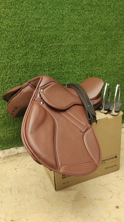 Leather Close Contact Horse Saddle | English Riding Saddle