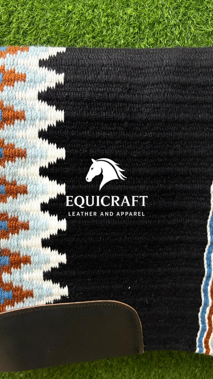 Western Showmanship Combo | Crystal Jacket & Handwoven Wool Blanket | Competition Horse Show Set